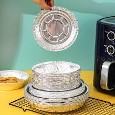 Set 10 khay bạc lót nồi chiên không dầu size 18.5cm , 22cm GD133