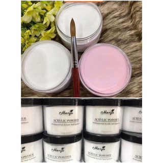 Bột đắp móng Monya , nặn hoa Clear, white, pink hũ 30g
