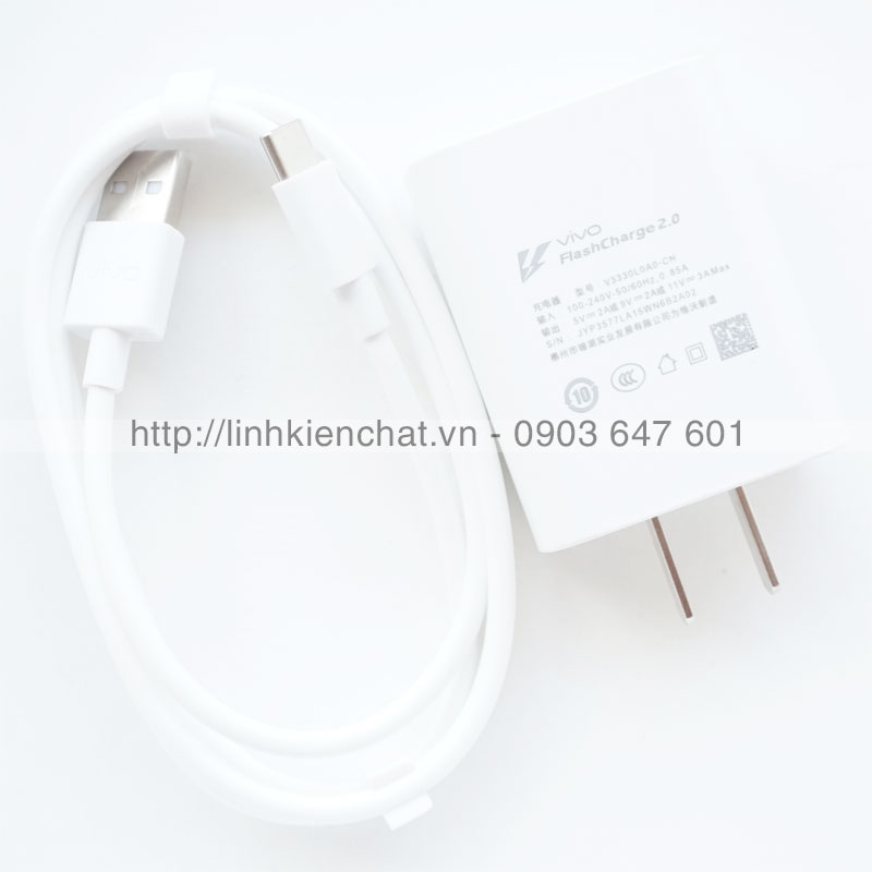 Bộ Sạc Cáp Nhanh Vivo 33W Zin - Hàng nhập Khẩu