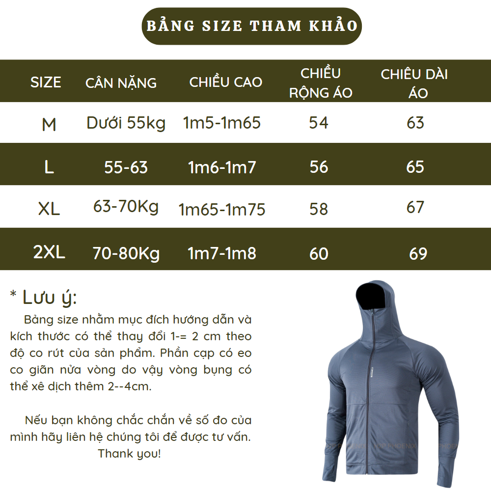 Áo Chống Nắng 2 Lớp Nam Nữ AirSlim Vải Hạt Xoàn Thông Hơi Ngăn Chặn Tia UV Trùm Kín Mũi - CN03