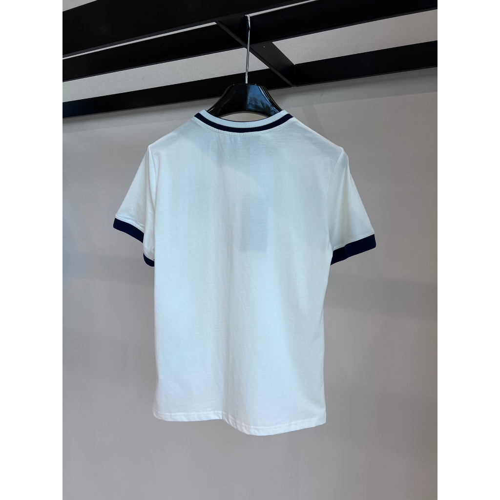 Áo thun tay ngắn thời trang cao cấp Gucci GG GC phong cách trẻ trung, basic