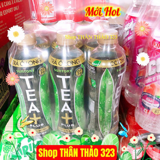 Trà Chanh OLong TEA+ PLUS 455ml (1 lốc x 6 chai )