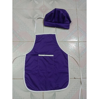 bộ tạp dề và mũ cho bé( MẪU SALE)