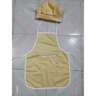 bộ tạp dề và mũ cho bé( MẪU SALE)