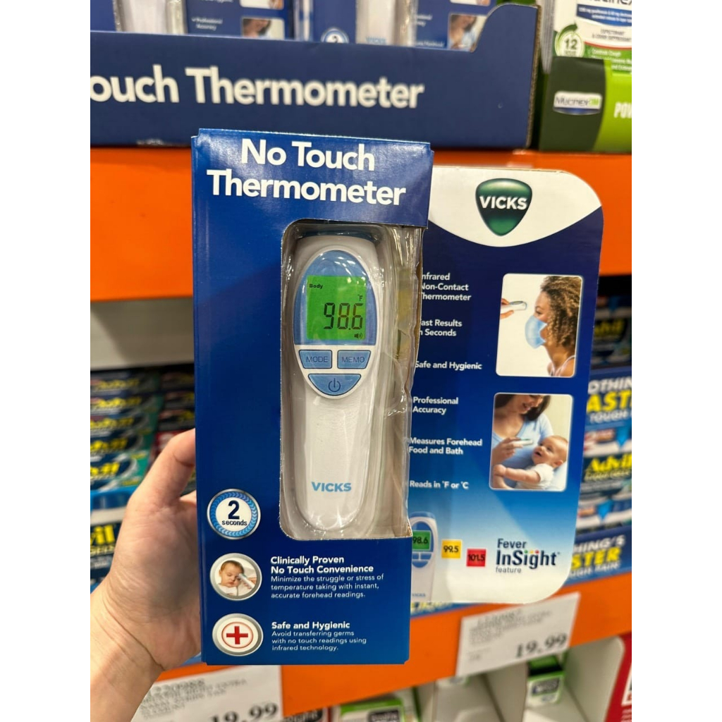 Nhiệt kế thông minh Vicks No Touch Thermometer - EDS Hàng Mỹ