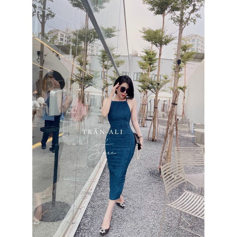 đầm maxi 2s yếm