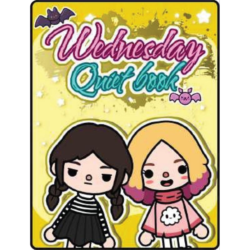 BÚP BÊ GIẤY WEDNESDAY VÀ ENID YELLOW HOUSE