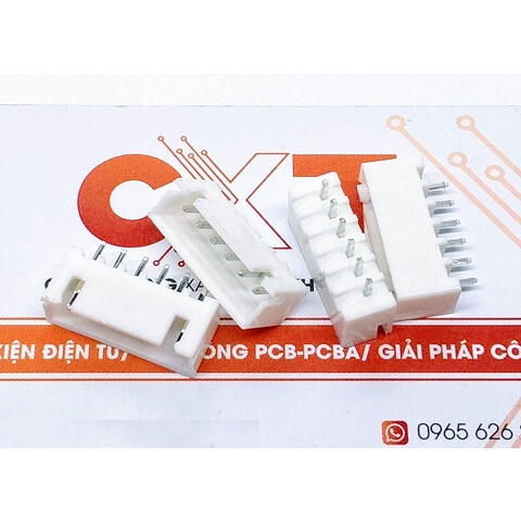 Header đực 2.54mm XH2.54 2/3/4/5/6/7/8/9/10P chân thẳng