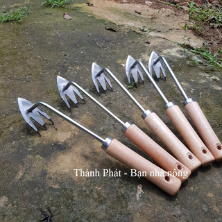Dụng cụ làm vườn, nhổ cỏ, cào cỏ bằng thép không gỉ