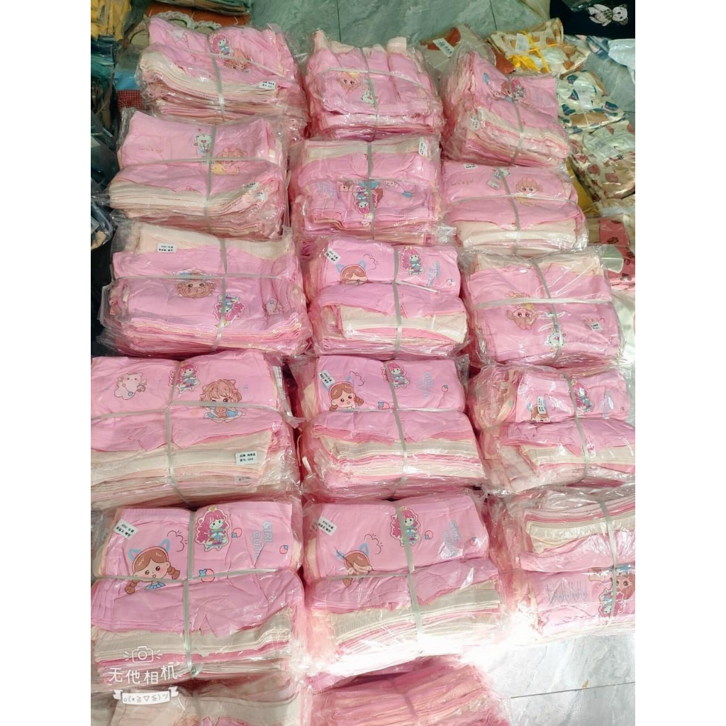 Set 5 quần chip đùi cho bé gái vải cotton mềm mát nhiều hình in dễ thương