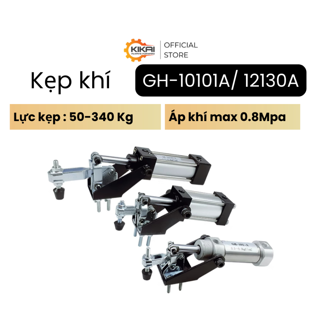 Kẹp định vị khí nén GH 12130A, GH 12132A, GH 10101A, GH 20820A, GH 12265A, GH 10247A, GH 305EA, GH 1