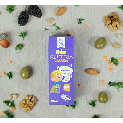 Dầu Chiên Xào AZ Baby 5 Hạt Quý Hữu Cơ Nhập Khẩu Châu Âu, Bổ Xung Dưỡng Chất, Giúp Bé Ăn Ngon