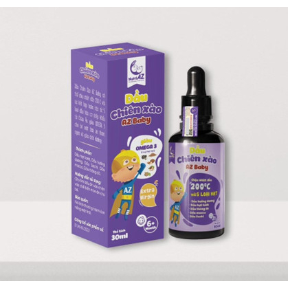 Dầu Chiên Xào AZ Baby 5 Hạt Quý Hữu Cơ Nhập Khẩu Châu Âu, Bổ Xung Dưỡng Chất, Giúp Bé Ăn Ngon
