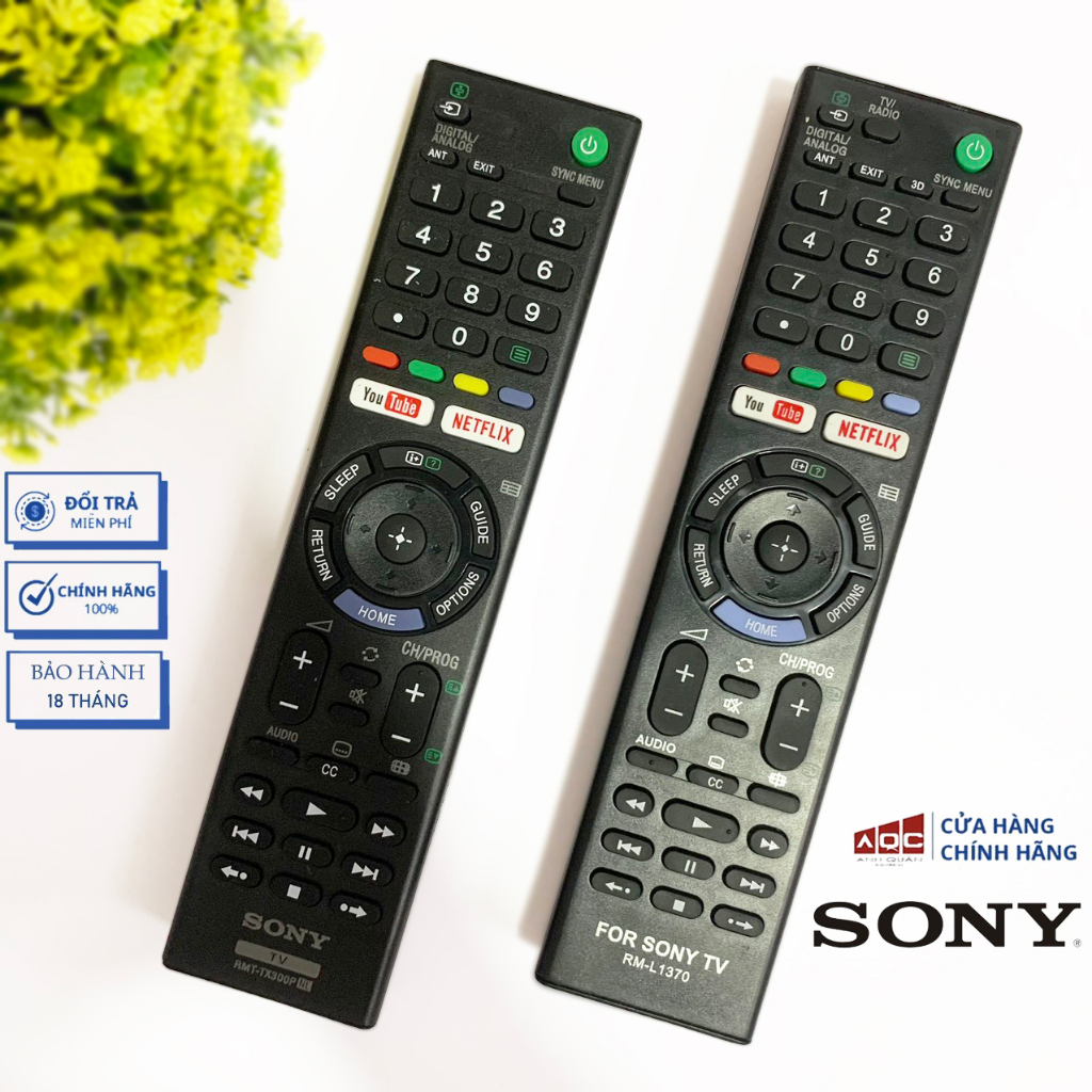 Remote Điều khiển TV SONY SMART L1370 Và RMT TX300P CHÍNH HÃNG SONY