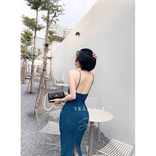 đầm maxi 2s yếm