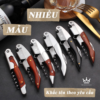 [Miễn phí khắc Tên,Logo] Đồ khui rượu vang, Đồ mở rượu vang, Đồ khui rượu vang nhập khẩu.