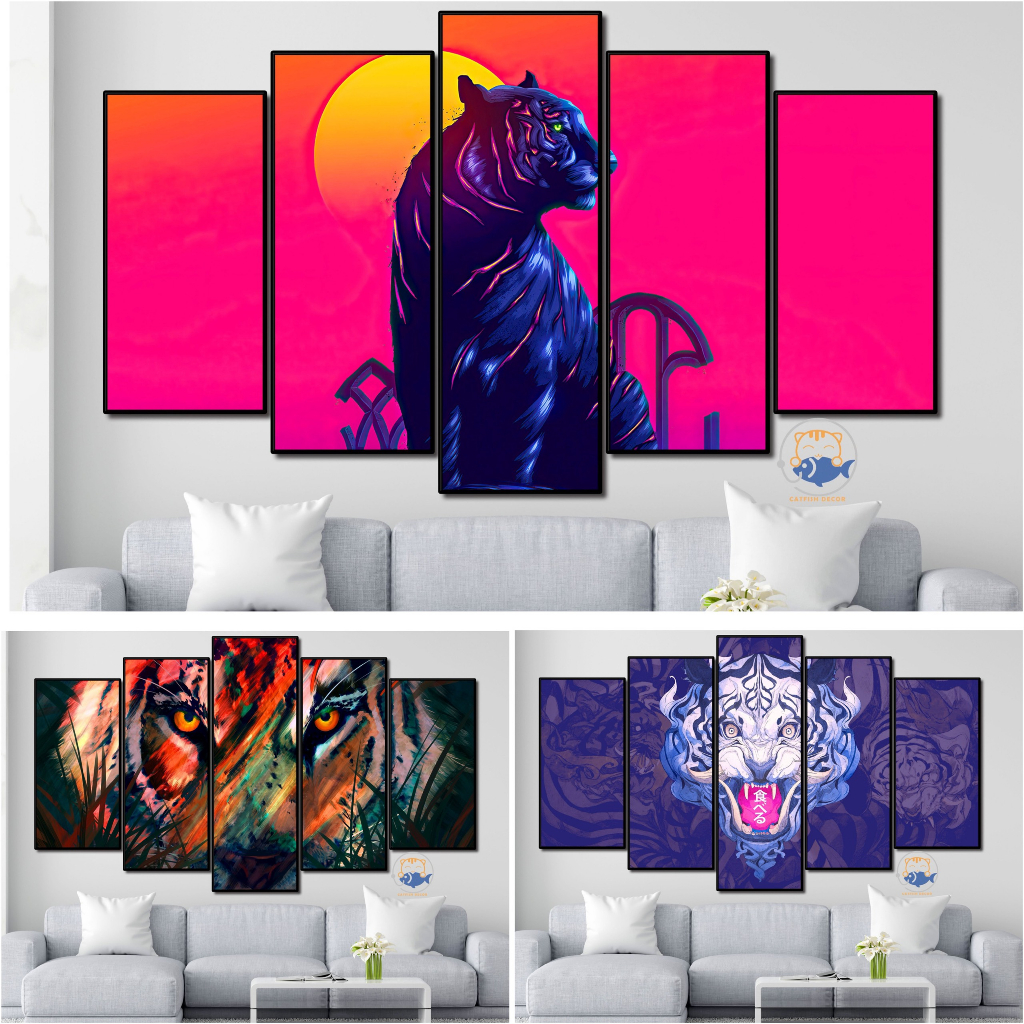 Tranh Dán Tường Decor - Tranh Động Vật - Hổ - Tiger