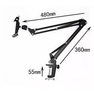 Gía đỡ điện thoại, ipad kẹp đầu giường, cạnh bàn xoay 360 độ siêu chắc.