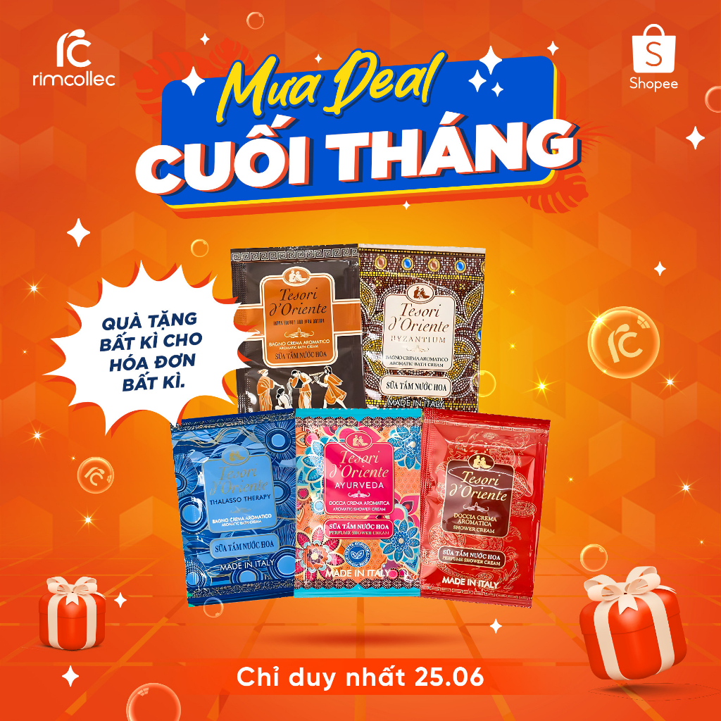 Set 12 Gói Sữa Tắm Tesori d’Oriente 9ml