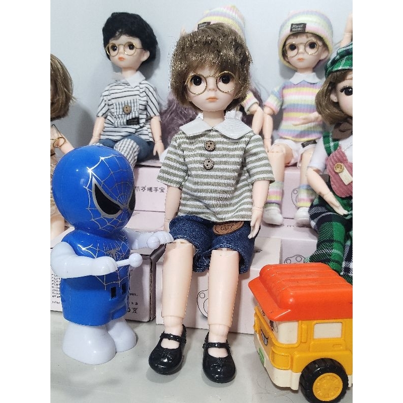 MS07 - Búp Bê Nam BJD Cao 30cm - Ảnh Thực Tế - Khớp Linh Hoạt Xinh Xắn Đáng Yêu