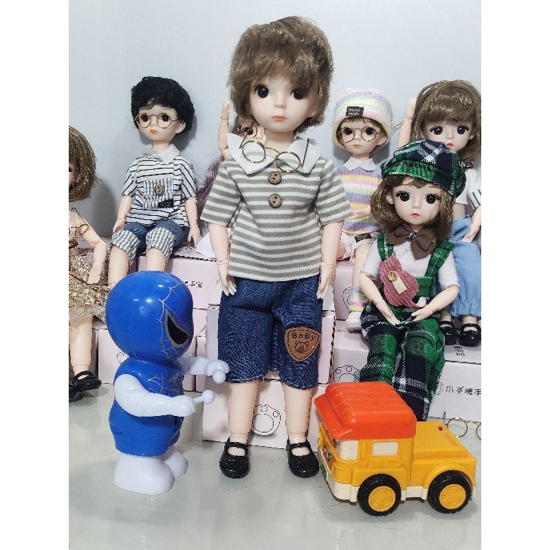MS07 - Búp Bê Nam BJD Cao 30cm - Ảnh Thực Tế - Khớp Linh Hoạt Xinh Xắn Đáng Yêu
