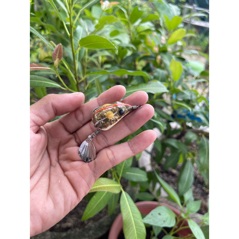 Nhái hơi LƯỠI THÉP KHÔNG RỈ 3.5CM MÀU NHÁI ,VV35