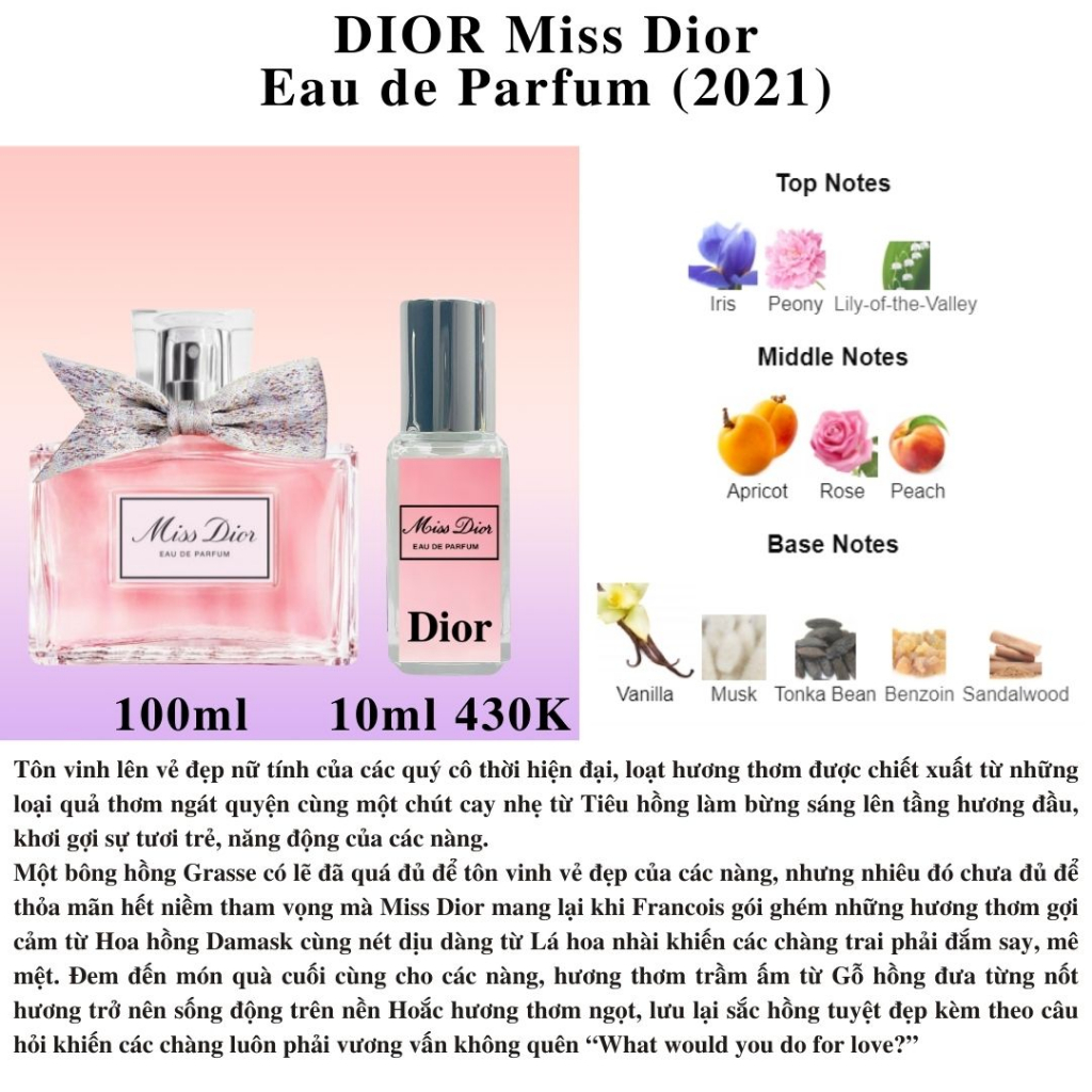 [CHÍNH HÃNG] Nước hoa Dior