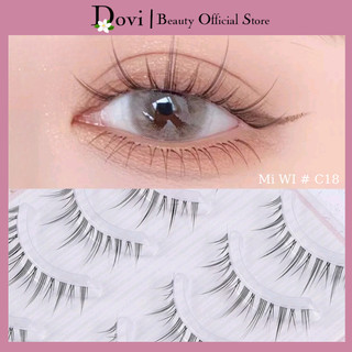 Mi Giả Gân Trong Tự Nhiên Trang Điểm Mắt Phong Cách Mi Anime, Lông Mi mlen diary Dovi Store