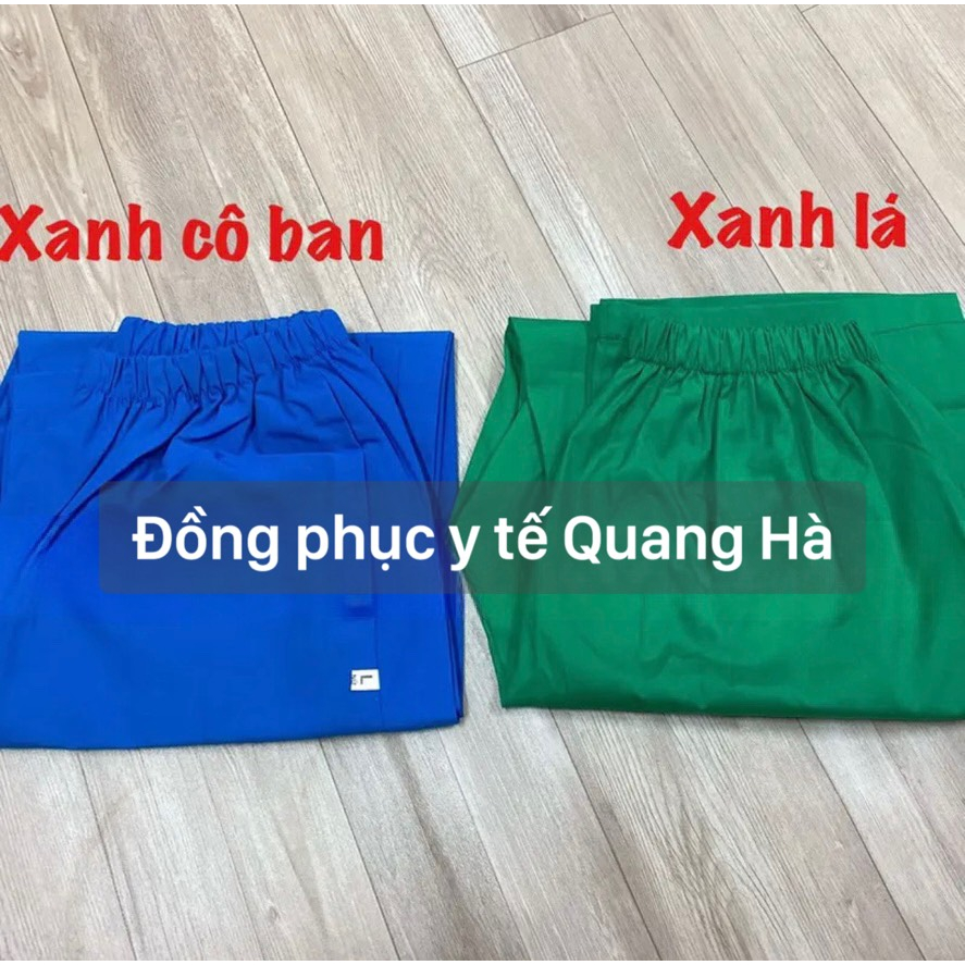 Áo Blue, Blouse trắng Viền Dáng Ngắn Ngang Đùi Nam Nữ - Cọc tay Hàng Đẹp Loại 1 Dành Cho Y Tá, Dược Sĩ, Điều Dưỡng.