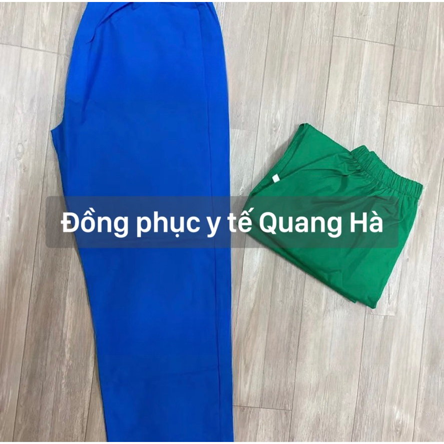 Áo Blue, Blouse trắng Viền Dáng Ngắn Ngang Đùi Nam Nữ - Cọc tay Hàng Đẹp Loại 1 Dành Cho Y Tá, Dược Sĩ, Điều Dưỡng.