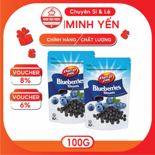 Việt quất khô tự nhiên nhập khẩu mỹ - dried blueberry dan d pak 100g