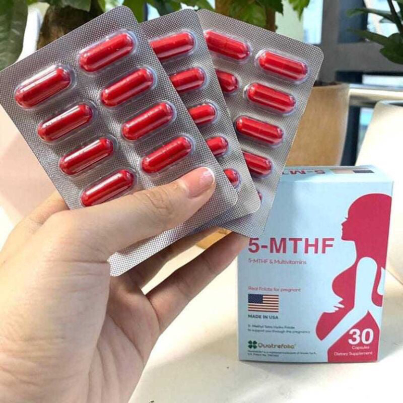 5-MTHF. Sản phâm chính hãng. Bổ sung acid folic cho bà bầu