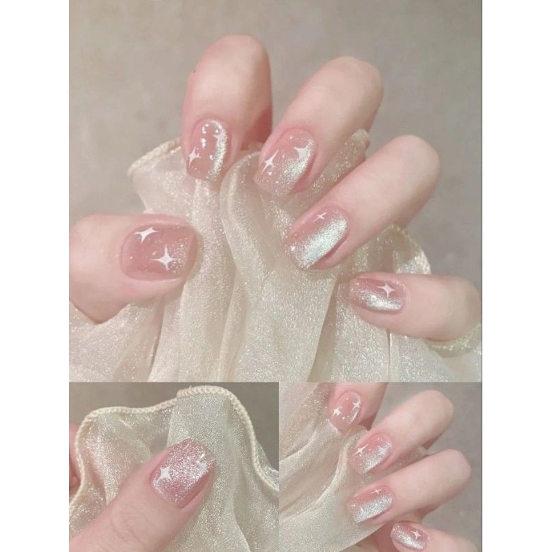 Nailbox - móng giả móng úp ngắn bling