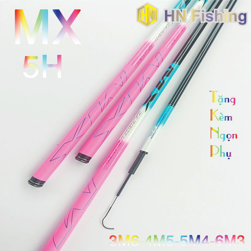 Cần câu tay MX 5H. Cần câu đơn đài chuyên Rô Chép. Đồ Câu Hoàng Nam