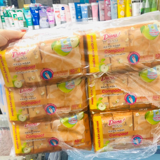 Băng Vệ Sinh Diana Compact hàng ngày 40 miếng combo 6 gói, băng mỏng nhẹ, khử mùi, khô thoáng