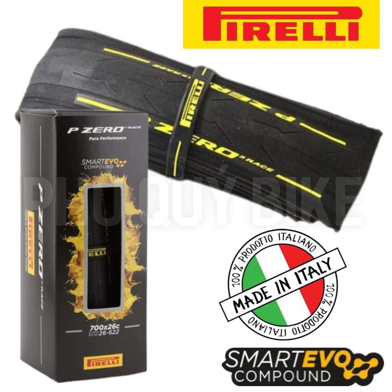 Vỏ Gấp Viền Vàng 700x26c (26-622) Pirelli P-ZERO RACE SmartEVO Compound