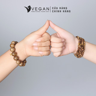 Vòng tay Trầm Hương Thuần Chay tròn đơn 16mm và chuỗi 6mm dành cho các cặp đôi