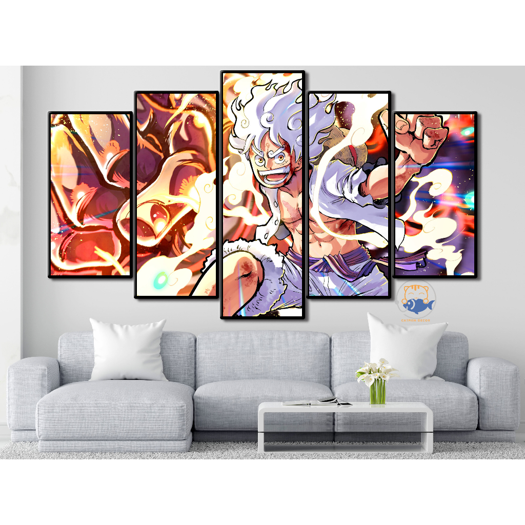 Tranh Dán Tường Decor Anime - One Piece - Luffy Gear 4 - Luffy Gear 5