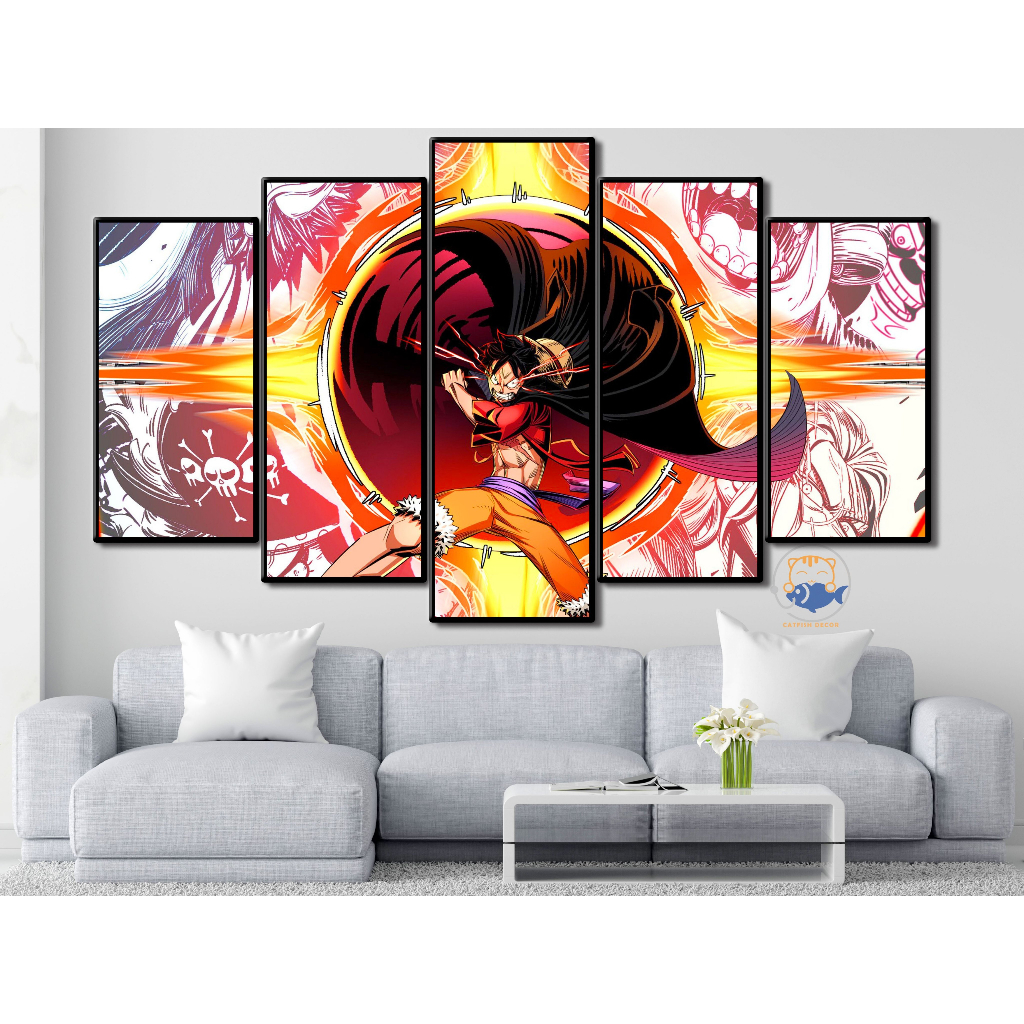 Tranh Dán Tường Decor Anime - One Piece - Luffy Gear 4 - Luffy Gear 5
