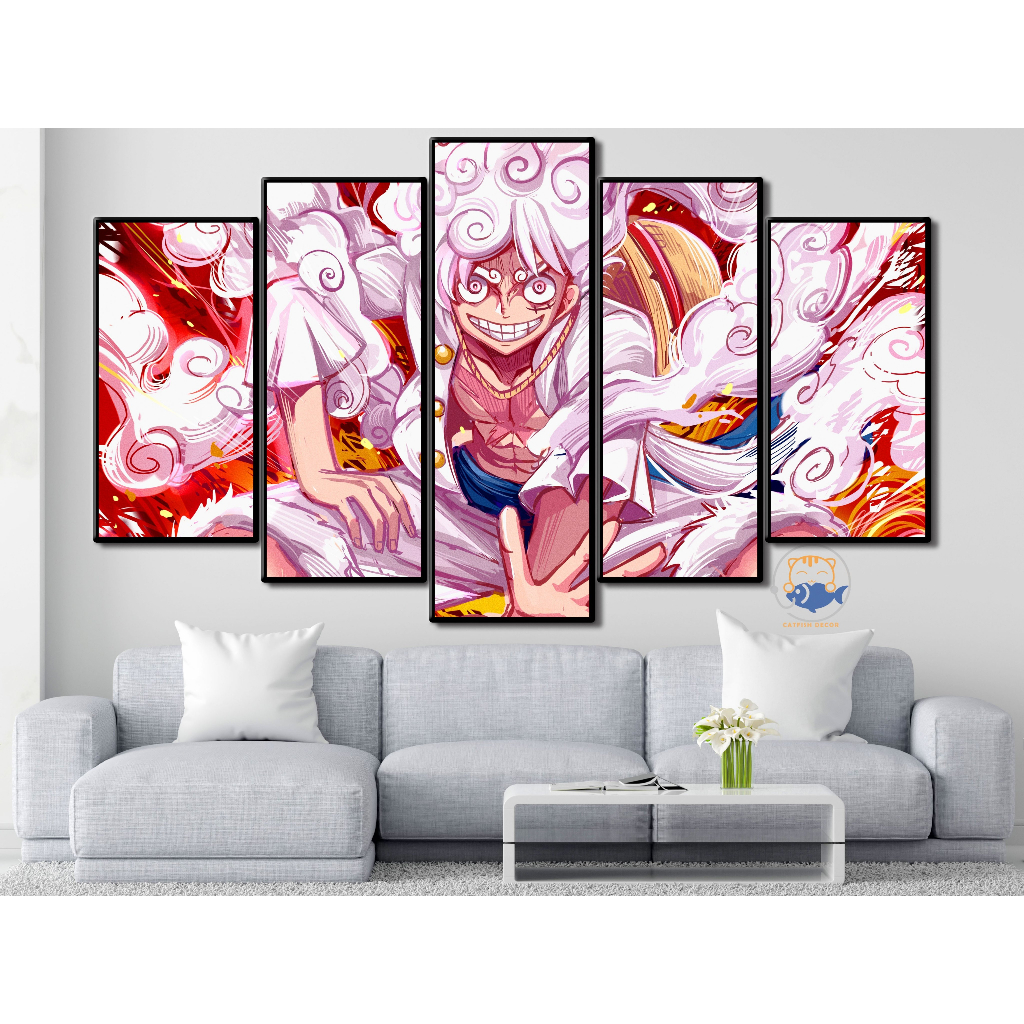 Tranh Dán Tường Decor Anime - One Piece - Luffy Gear 4 - Luffy Gear 5