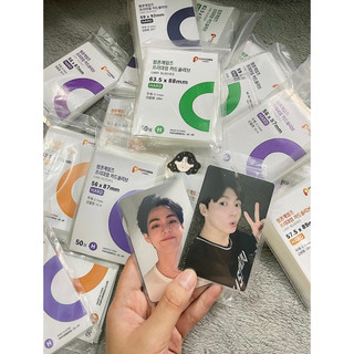 Sleeves Popcorn Loại Dày (Hard) Bao Đựng Bảo Vệ Ảnh Thẻ Card Bo Góc Idol Kpop Anime