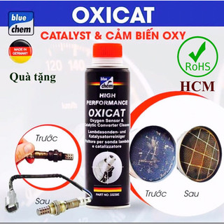 Bluechem- Oxicat Vệ sinh cảm biến oxy ô tô, ngăn ngữa báo lỗi động cơ (+ Quà tặng)