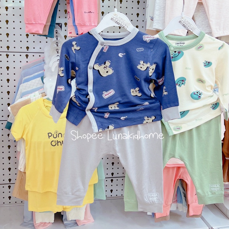 Ualarogo-Dài tay sơ sinh cài chéo modal