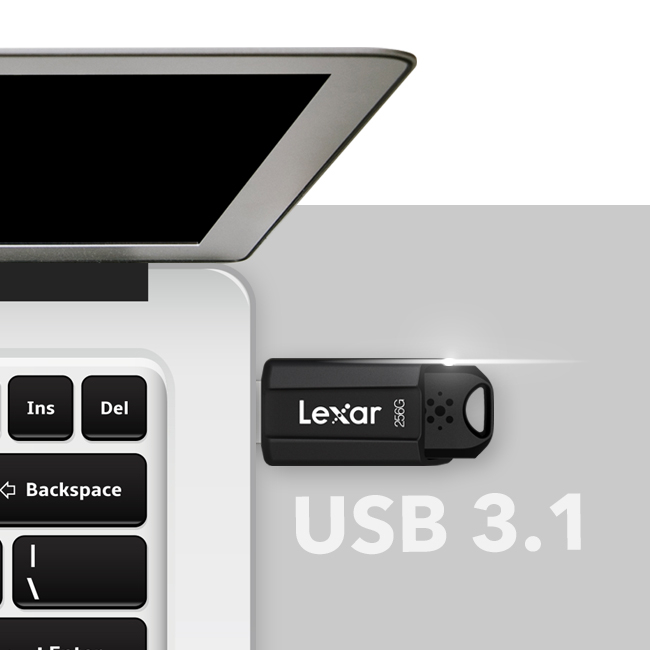 USB Lexar S80 JumpDrive black 32GB - 64GB - 128GB USB 3.1 đọc/ghi cao Bexal LX06