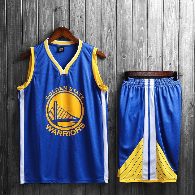 Áo bóng rổ Golden State Warrriors - Bộ đồ bóng rổ nam nữ trơn không số hàng đẹp