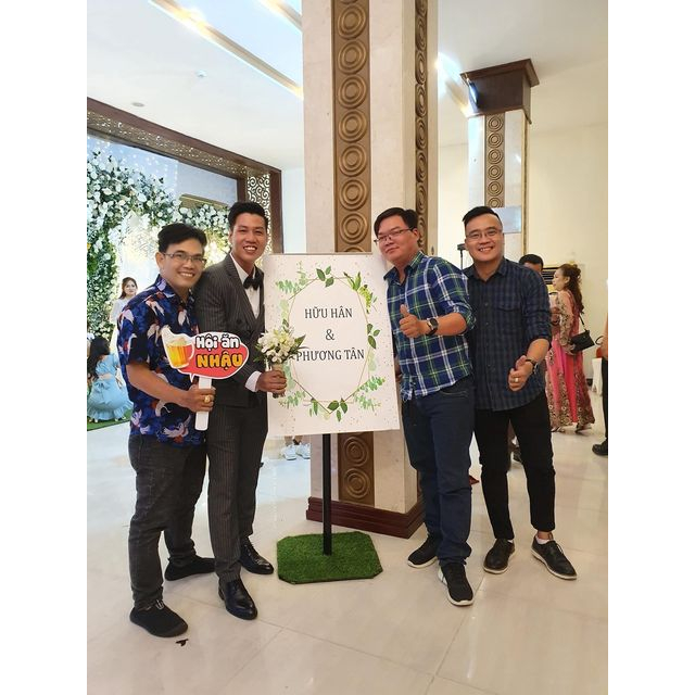 BẢNG CHỮ NHẬT WELCOME ĐÁM CƯỚI - ĐÁM HỎI - SINH NHẬT DÀY 5mm HAFU HOUSE