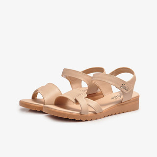 Dép sandal nữ biti.s ❤️free ship❤️ quai hậu - dtw011388 kem-den size 36-39