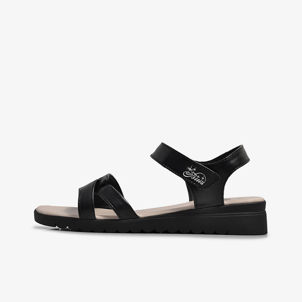 Dép Sandal Nữ  Biti.s ❤️FREE SHIP❤️ Quai Hậu - DTW011388 KEM-DEN Size 36-39