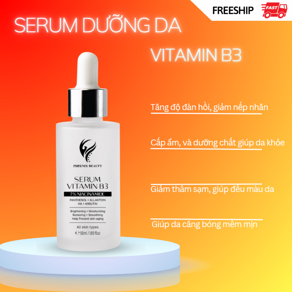 Serum Dưỡng Da VITAMIN B3 Căng Bóng Mịn Màng