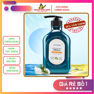 Sữa tắm thiên nhiên Wekla 520ml